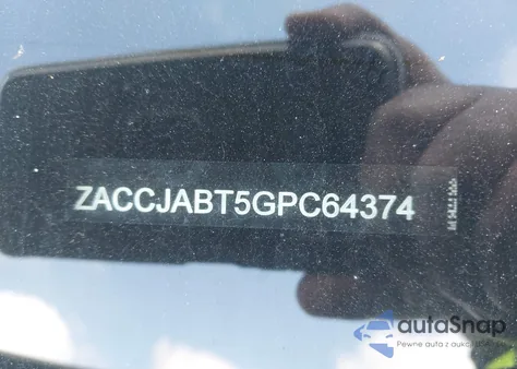 2016 Jeep Renegade Latitude из США, поврежденный, VIN ZACCJABT5GPC64374